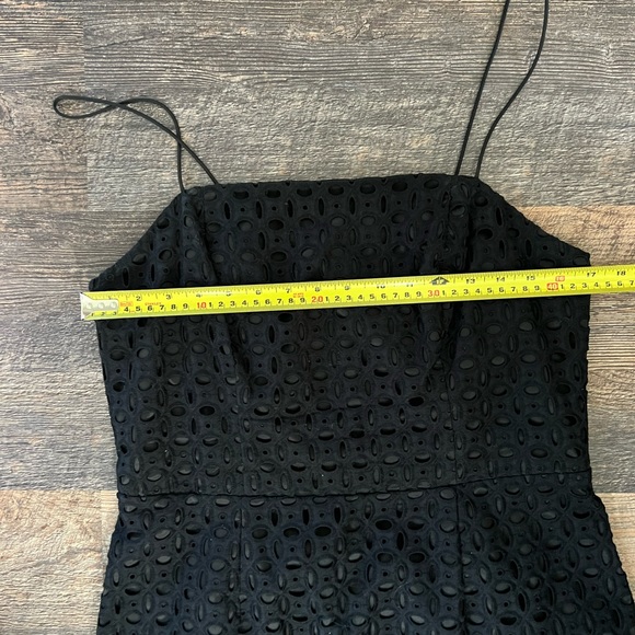 Banana Republic Black Eyelet Mini Dress - Picture 4 of 6